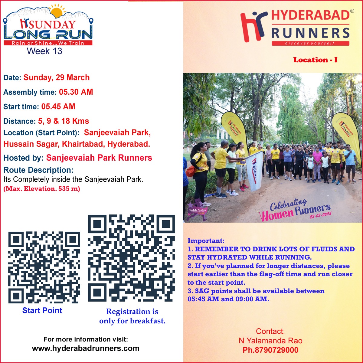 Sunday Long Run - Women's Special Run