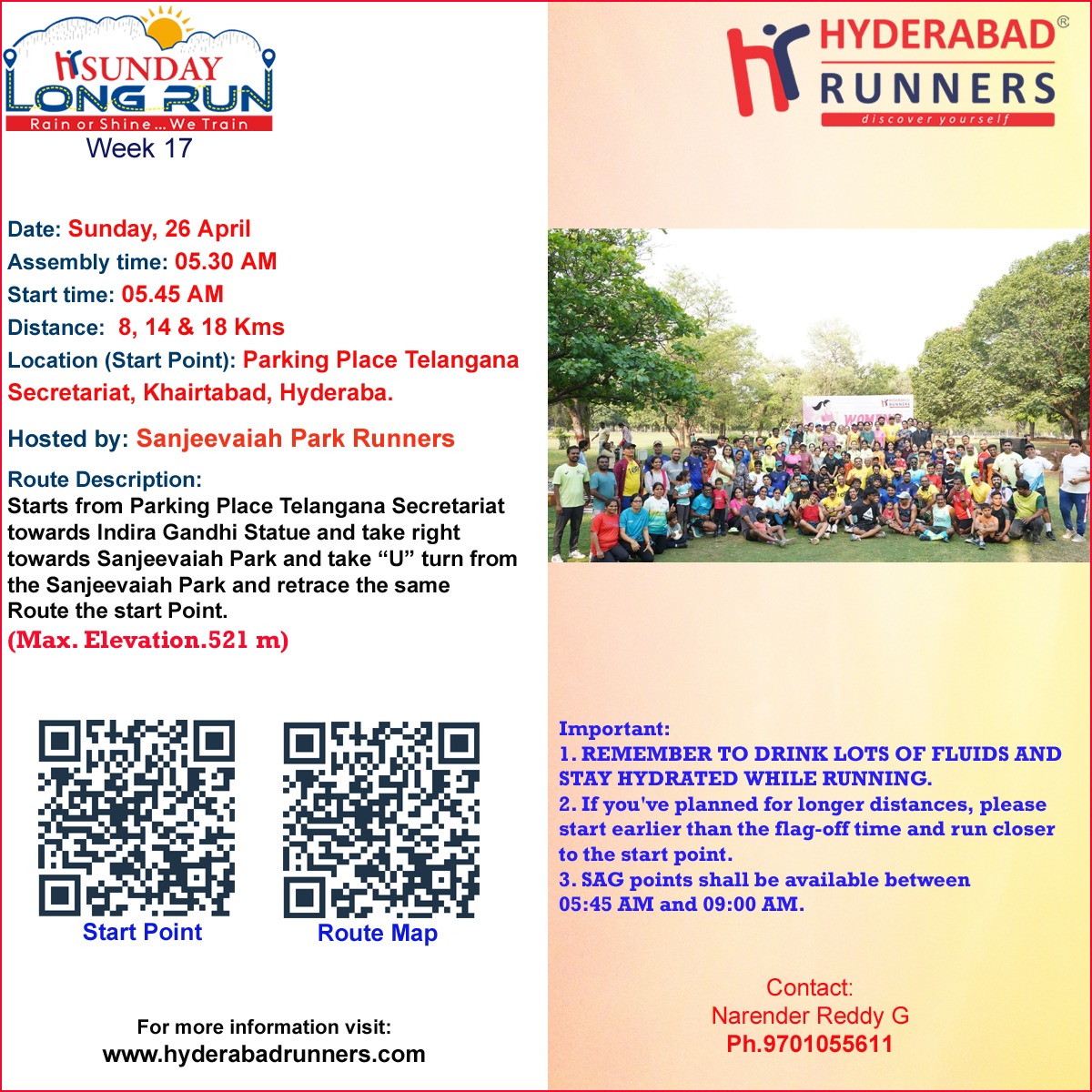 Sunday Long Run - Secretariat, Khairthabad